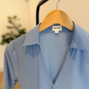 Song of Style Light Blue Midi Dress